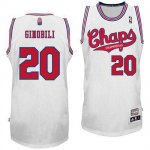 Maillot ABA de Ginobili San Antonio Spurs #20 Blanc
