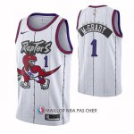 Maillot Tornto Raptors Tracy McGrady NO 1 Classic Edition Blanc