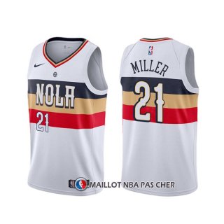 Maillot New Orleans Pelicans Darius Miller Earned Blanc