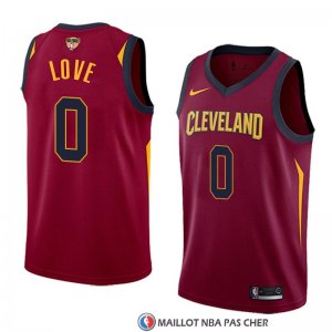 Maillot Cleveland Cavaliers Kevin Love Finals Bound 0 Icon 2017-18 Rouge