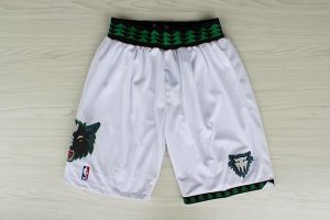 Short retro de Blanc Minnesota Timberwolves NBA
