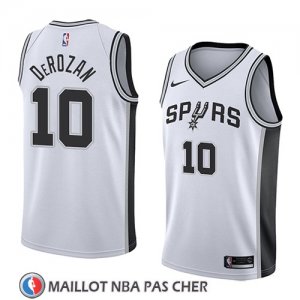 Maillot San Antonio Spurs Demar Derozan Association 2018 Blanc