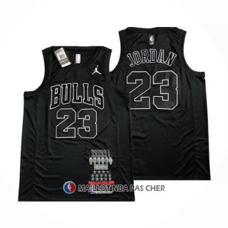 Maillot Chicago Bulls Michael Jordan NO 23 MVP Noir