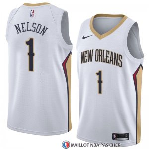 Maillot New Orleans Pelicans Jameer Nelson Association 2018 Blanc