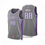 Maillot Sacramento Kings Neemias Queta NO 88 Ville 2022-23 Gris