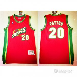 Maillot Seattle Supersonics Payton #20 Rouge