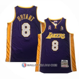 Maillot Los Angeles Lakers Kobe Bryant Mitchell & Ness 2001-02 Volet