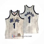 Maillot Orlando Magic Tracy McGrady NO 1 Mitchell & Ness 2000-01 Blanc
