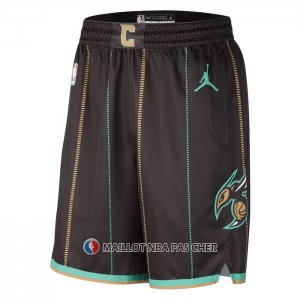 Short Charlotte Hornets Ville 2022-23 Noir