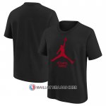 Maillot Manche Courte Atlanta Hawks Essential Jumpman Noir