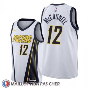 Maillot Indiana Pacers T.j. Mcconnell Earned Blanc