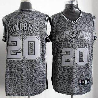 Maillot Ginobili San Antonio Spurs #20 Static Fashion
