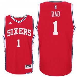 Maillot Fete des Peres 76ers Dad 1 Rouge