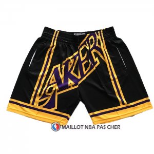 Short Los Angeles Lakers Mitchell & Ness Big Face Noir
