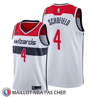 Maillot Washington Wizards Admiral Schofield Association 2019-20 Blanc
