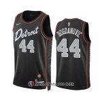 Maillot Detroit Pistons Bojan Bogdanovic NO 44 Ville 2023-24 Noir