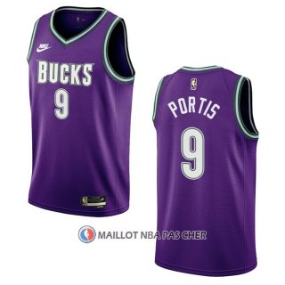 Maillot Milwaukee Bucks Bobby Portis NO 9 Classic 2022-23 Volet