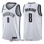 Maillot Brooklyn Nets Spencer Dinwiddie Association 8 2017-18 Blanc