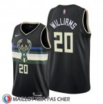 Maillot Milwaukee Bucks Marvin Williams Noir 2019-20 Statement