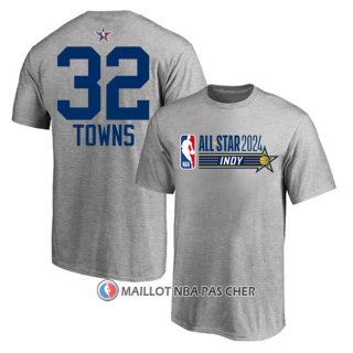 Maillot Manche Courte All Star 2024 Karl-Anthony Towns Gris