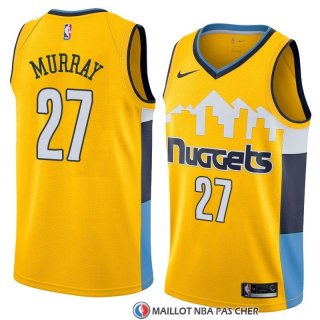 Maillot Denver Nuggets Jamal Murray Statement 2018 Jaune