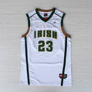 Maillot James St.Mary Ecole Secondaire Irish #23 Blanc