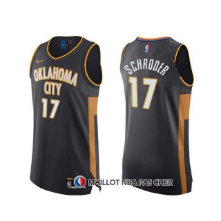 Maillot Oklahoma City Thunder Dennis Schroder Ville Authentique 2019-20 Gris