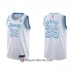 Maillot Los Angeles Lakers Dwight Howard NO 39 Ville 2021-22 Blanc