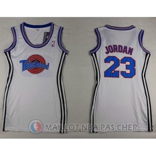 Maillot NBA Femme NBA Attrayant Jordan Jam 23# Blanc