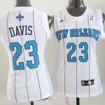 Maillot Femme de Davis New Orleans Hornets #23 Blanc