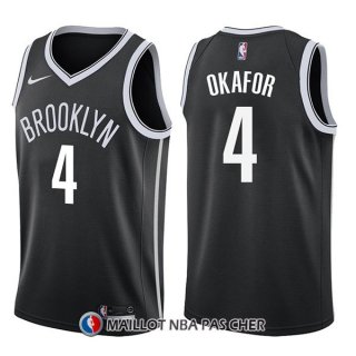 Maillot Brooklyn Nets Jahlil Okafor Icon 4 2017-18 Noir