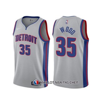 Maillot Detroit Pistons Christian Wood Statement Gris