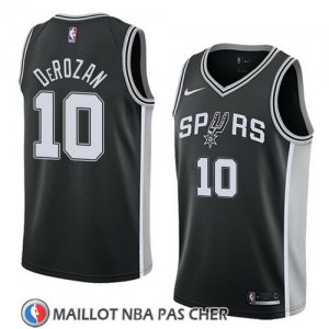Maillot Spurs Demar Derozan 10 Icon 2017-18 Noir
