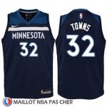 Maillot Enfant Minnesota Timberwolves Karl-anthony Towns No 32 2017-18 Bleu