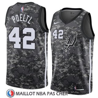 Maillot San Antonio Spurs Jakob Poeltl Ciudad 2018 Gris