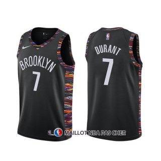 Maillot Brooklyn Nets Kevin Durant Ville Noir
