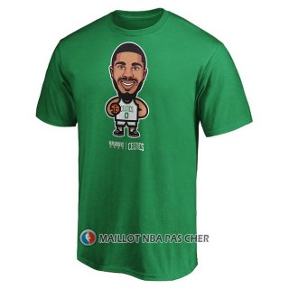 Maillot Manche Courte Boston Celtics Jayson Tatum Star Player Vert