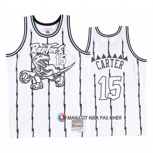 Maillot Tornto Raptors Vince Carter Concord Collection Hardwood Classics Blanc Noir