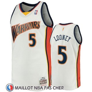 Maillot Golden State Warriors Kevon Looney 2009-10 Hardwood Classics Blanc