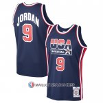 Maillot de Jordan USA NBA 1992 Bleu
