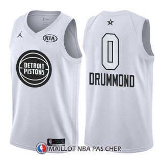 Maillot All Star 2018 Detroit Pistons Andre Drummond 0 Blanc
