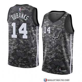 Maillot San Antonio Spurs Drew Eubanks Ville 2018 Gris
