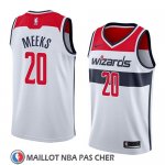 Maillot Washington Wizards Jodie Meeks No 20 Association 2018 Blanc