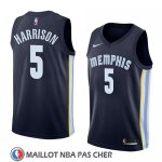 Maillot Memphis Grizzlies Andrew Harrison No 5 Icon 2018 Bleu