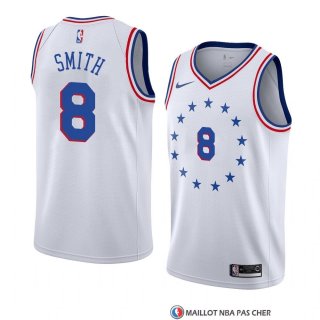 Maillot Philadelphia 76ers Zhaire Smith Earned 2018-19 Blanc