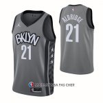 Maillot Brooklyn Nets Lamarcus Aldridge NO 21 Statement 2021 Gris