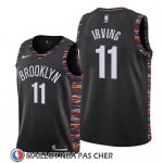 Maillot Enfant Brooklyn Nets Kyrie Irving Ciudad 2019-20 Noir