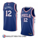 Maillot Philadelphia 76ers T.j. Mcconnell No 12 Icon 2018 Bleu