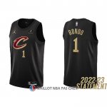 Maillot Cleveland Cavaliers Rajon Rondo NO 1 Statement 2022-23 Noir