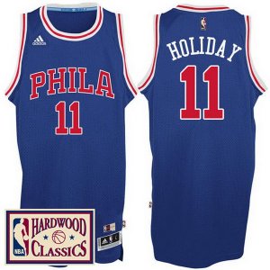 Maillot Retro 76ers Holiday 11 Bleu